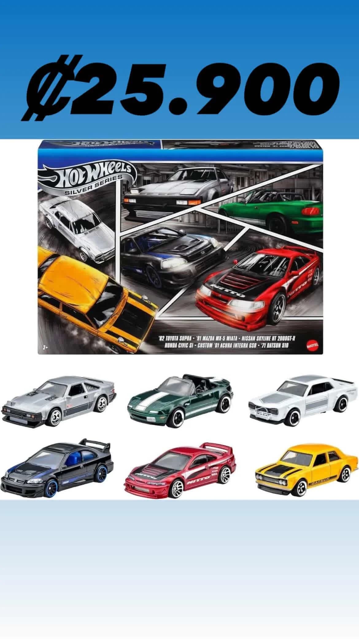 Set 6 Piezas Silver Series
