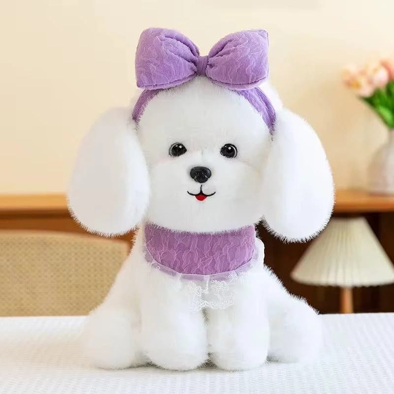 Perrita Lazo Morado — 40 cm