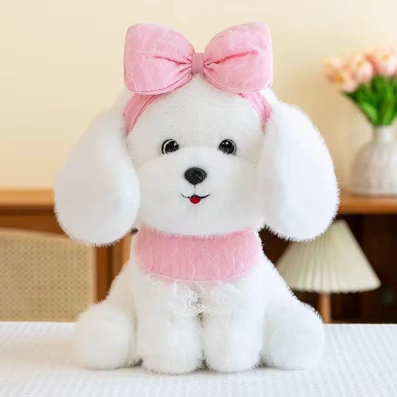 Perrita Lazo Rosado — 40 cm